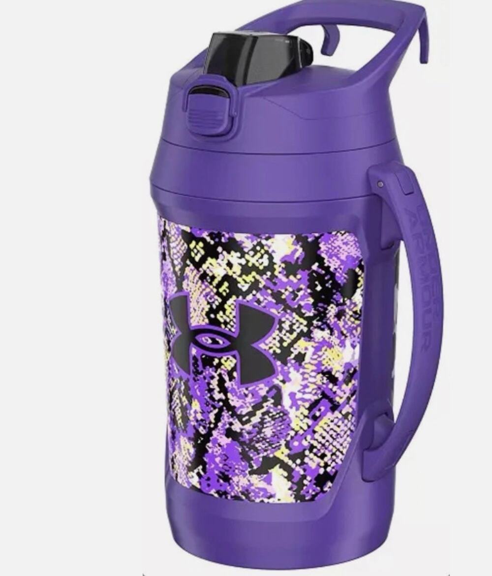 Under Armour UA Playmaker 64 oz. Printed Insulated Jug In Purple Python